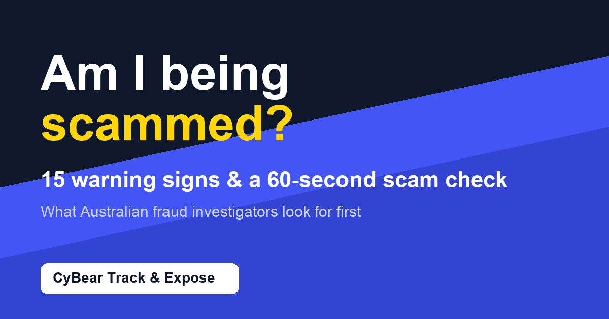 Am I being scammed? 15 warning signs and a 60-second scam check